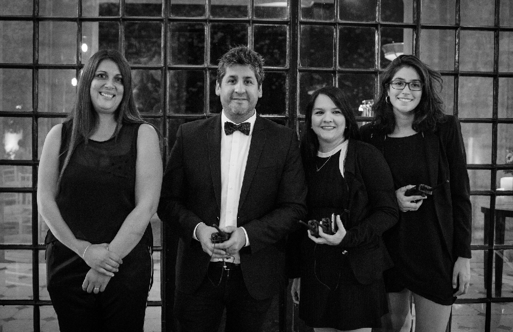 Coordinación durante todo el evento